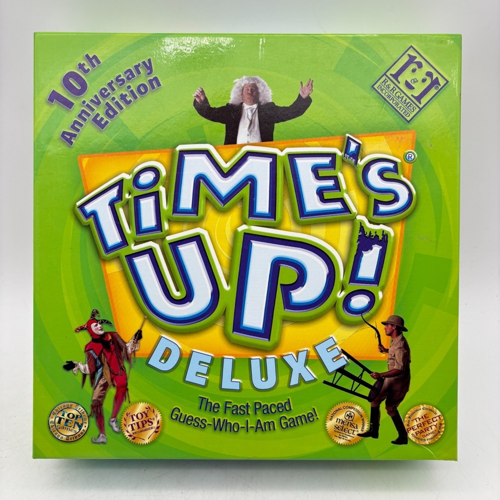 VINTAGE Time's Up Deluxe COMPLETE R & R Games 2008 Verbal Expressions Word Party
